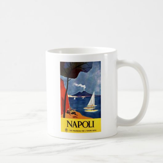 Vintage Napoli Liebe Romantik Kaffeetasse (Rechts)