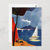 Vintage Napoli Liebe Romantik Postkarte (Vorne/Hinten)