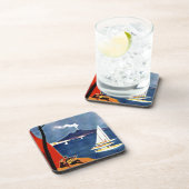 Vintage Napoli Liebe Romantik Untersetzer (Rechte Seite)