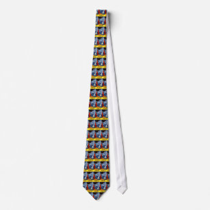 Vintage Napoli Reise-Liebe Romance Krawatte