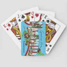 Vintage Nashville Grußkarten Spielkarten