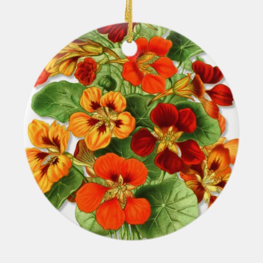 Vintage Nasturien Keramik Ornament (Hinten)