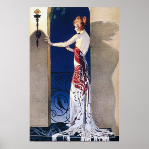 Vintage Nationale Lampe Co. Coles Phillips Poster