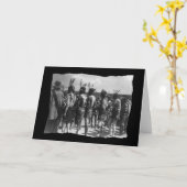 Vintage Native American Apache Fest Karte (Gelbe Blume)