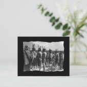 Vintage Native American Apache Fest Postkarte (Stehend Vorderseite)