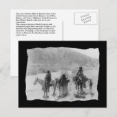 Vintage Native American Apache Postkarte (Vorne/Hinten)