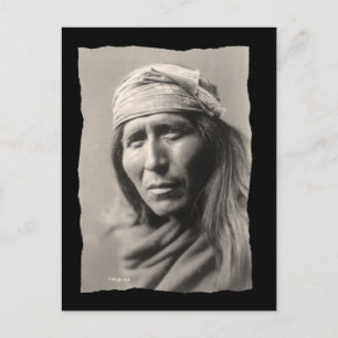 Vintage Native American Apache Tsahizn Tseh Postkarte