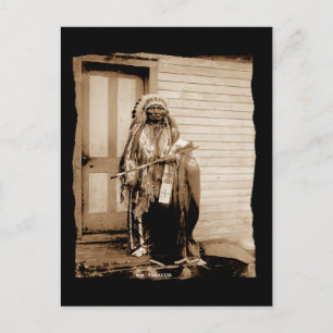 Vintage Native American Big Tobacco, ein Tanzsaal Postkarte