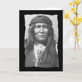 Vintage Native American Cochise Apache Karte (Gelbe Blume)