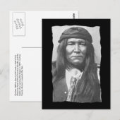 Vintage Native American Cochise Apache Postkarte (Vorne/Hinten)