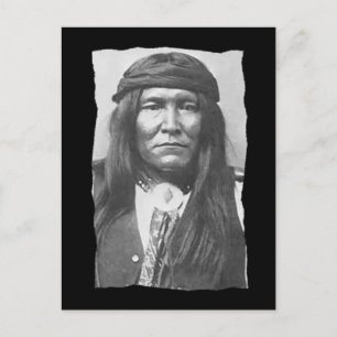 Vintage Native American Cochise Apache Postkarte