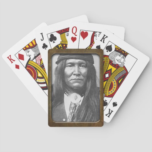 Vintage Native American Cochise Apache Spielkarten (Rückseite)
