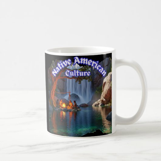 Vintage  Native American Culture Kaffeetasse (Rechts)