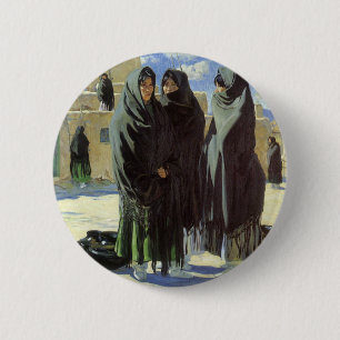 Vintage Native American, Taos Girls von Walter Ufe Button