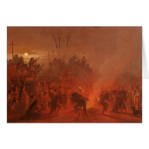 Vintage Native Americans, Büffeltanz von Wimar