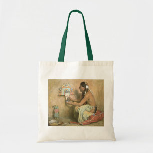 Vintage Native Americans, Hopi Katchina von Couse Tragetasche