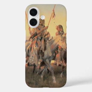 Vintage Native Americans, Piegans von CM Russell iPhone 16 Hülle