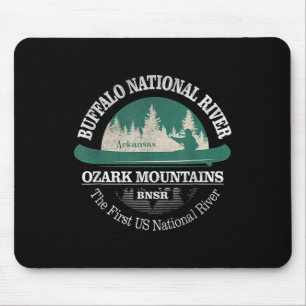Vintage Natur Buffalo National River Wandern Berg Mousepad