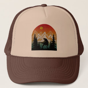 Vintage-Natur-Dinosaurier Truckerkappe
