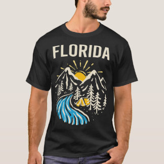 Vintage-Natur-Landschaft-Florida-T-Shirt T-Shirt