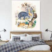 Vintage Natur Leinwanddruck (Insitu (Schlafzimmer))