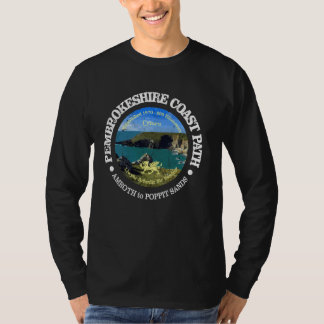 Vintage Natur Pembrokeshire Küstenweg Wandern Mou T-Shirt