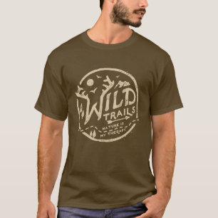 Vintage Natur Physikalische Therapie Wandercamping T-Shirt