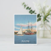 Vintage Natur Postkarte (Stehend Vorderseite)