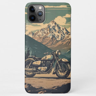 Vintage Natur und Motorrad iPhone 11Pro Max Hülle