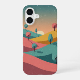 Vintage Natural Hill iPhone 16 Hülle