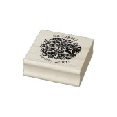 Vintage Natureleface Custom Ex Libris, Buch Gummistempel (Stempel)