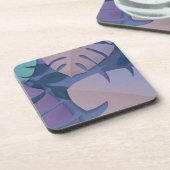 Vintage Naturfarbe Getränkeuntersetzer (Linke Seite)