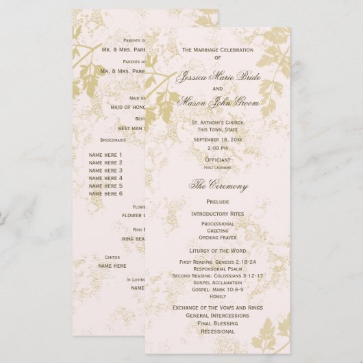 Vintage Naturfarbe Programm (Vorne/Hinten)