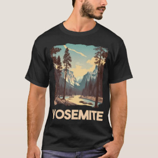 Vintage Naturliebhaber des Yosemite-Nationalparks T-Shirt