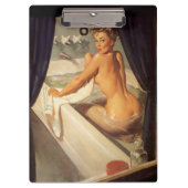 Vintage Naughty Dirty Button-up-Zwischenablage Klemmbrett (Vorderseite)