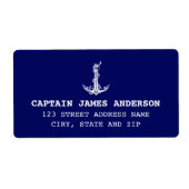 Vintage Nautical Anchor Rope Boat Name (Vorne)