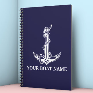 Vintage Nautical Anchor Rope Boat Name Planer
