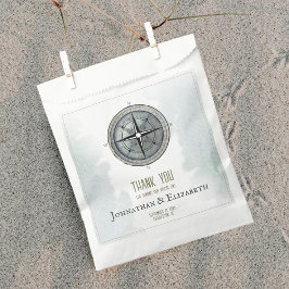 Vintage Nautical Compass-Hochzeit Geschenktütchen