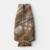 Vintage Nautikartikel auf Bierflasche Cooler Flaschenkühler (Rückseite)