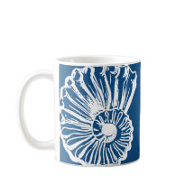 Vintage-Nautilus-Meeresmuschel-Tasse