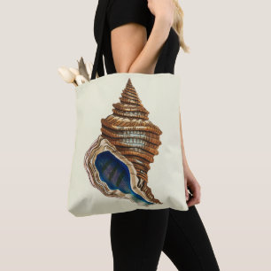 Vintage nautische George Shaw blaue Tritonshorn-Ku Tasche