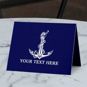 Vintage-nautisches Anker-Seil-Boot-Name