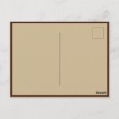 Vintage Navigationskarte des Schiffes Postkarte (Rückseite)