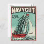 Vintage Navy Cut Travel Postcard Postkarte (Vorne/Hinten)