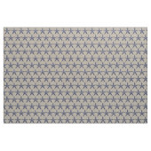 Vintage Navy-Starfish-Monogram-Küstenmilch Stoff (Yard (91,4 cm))
