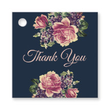 Vintage Navy und rosa Wasserfarben