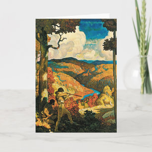 Vintage-NC-Wyeth-Reiseplakat, In Old Kentucky Karte