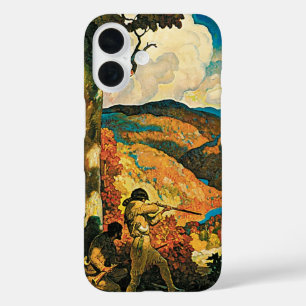 Vintage-NC-Wyeth-Reiseposter, In Old Kentucky iPhone 16 Hülle