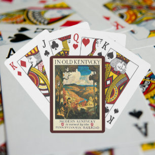 Vintage-NC-Wyeth-Reiseposter, In Old Kentucky Spielkarten