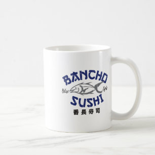 Vintage Ncho Sushi Lustiges Angel-Meme Kaffeetasse
